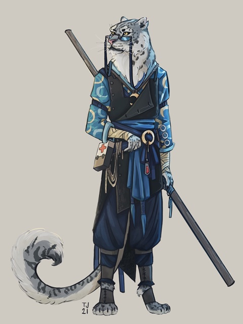 Snow Leopard Tabaxi Monk 