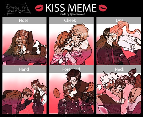 Obey Me! Valentines Kiss Meme