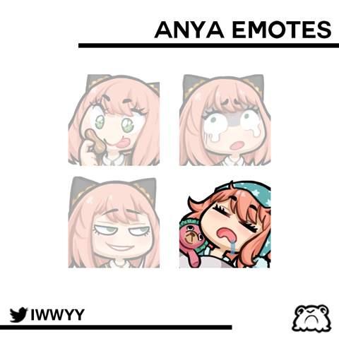 honey 💐 on X: #VTuber s, drop your PNG below and i'll draw you an anya  meme emote on stream tonight~ i should have time for 3-4 but we'll see how  it