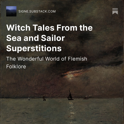 Witch Tales From The Sea and Sailor Superstitions