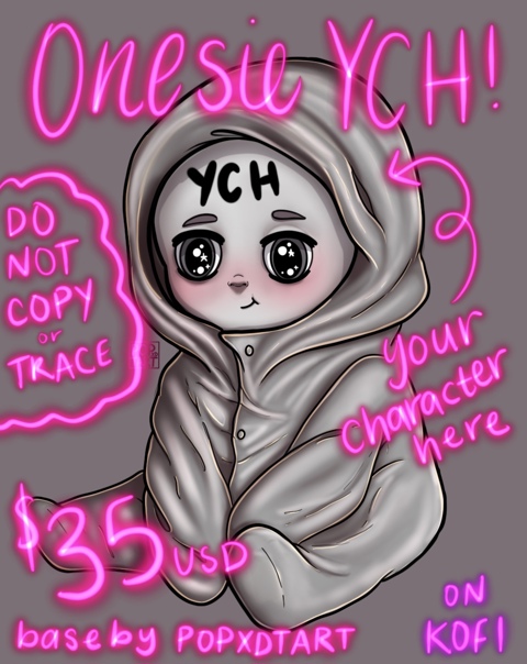 All of the onesie YCH commissions so far <3