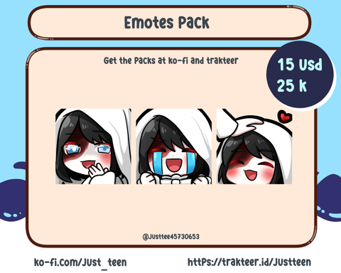 Purchase Packs Emotes_02 - just_teen's Ko-fi Shop - Ko-fi ️ Where
