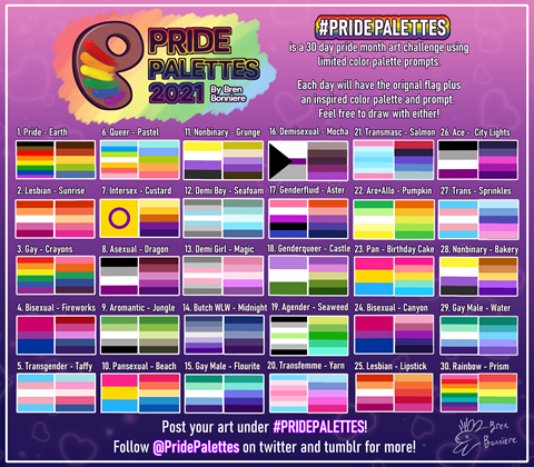 Pride Palettes 2021!!