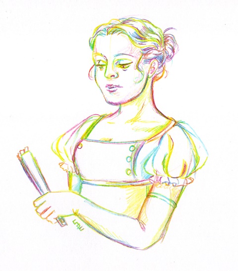Extreme colored pencil