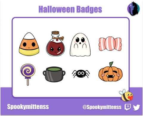 Halloween Badges