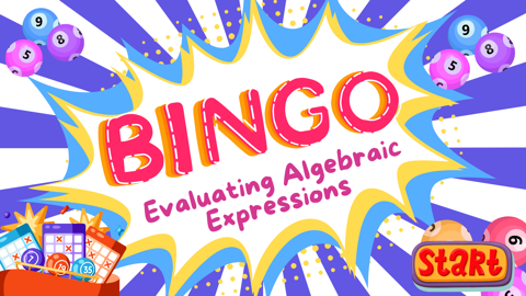 BINGO GAME- EVALUATING ALGEBRAIC EXPRESSION - SAB PPT's Ko-fi Shop - Ko ...