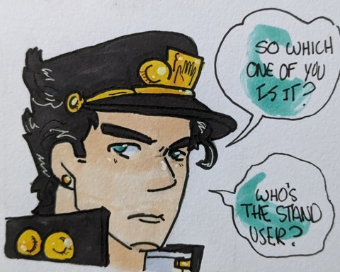 Jotaro Coloured and Penned