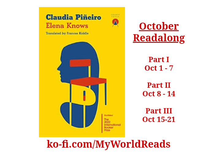 October Readalong - Elena Knows by Claudia Piñeiro