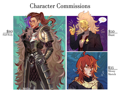 May comms open and also new commission sheet :D