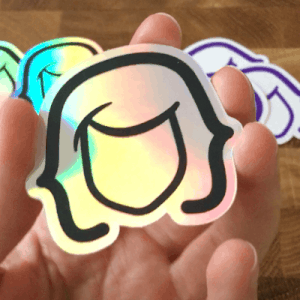 New holographic stickers!!! 🌈
