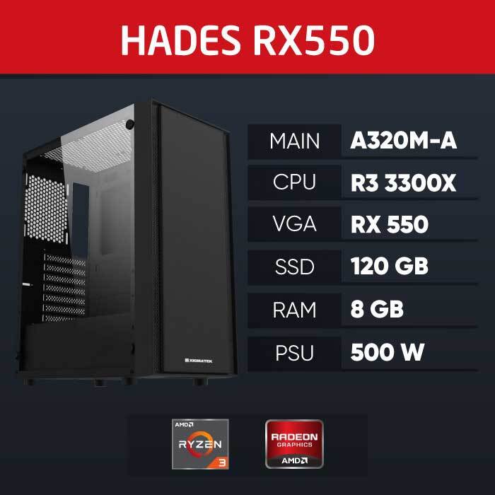 PC Gaming giá rẻ Hades RX550