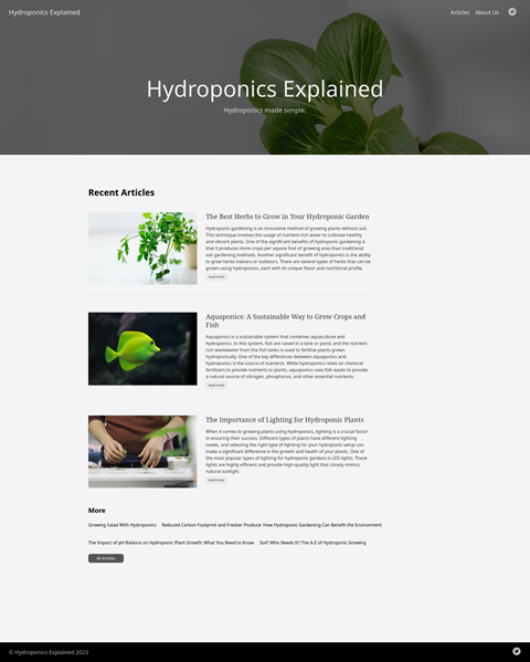 HydroponicsExplained.com