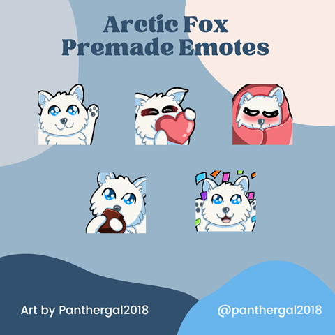 New Arctic Fox Premade Emotes
