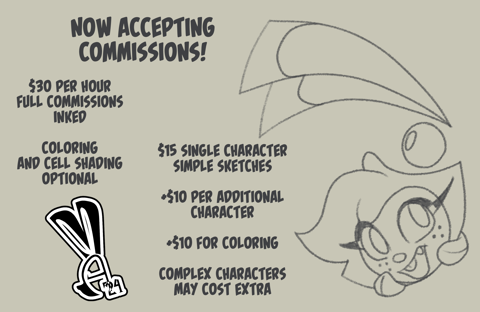 Now Accepting Commissions!