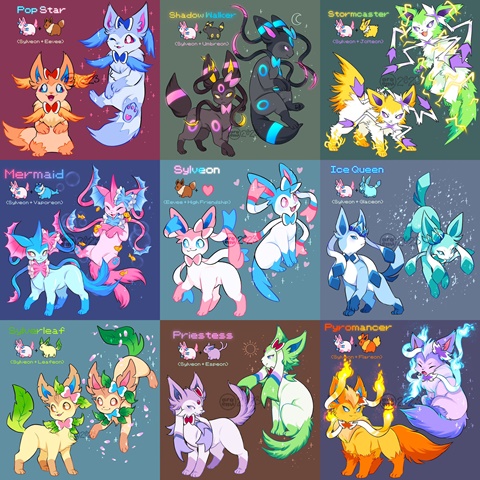 Sylveon Hybrids 4 - Click to view on Ko-fi - Ko-fi ️ Where creators get ...