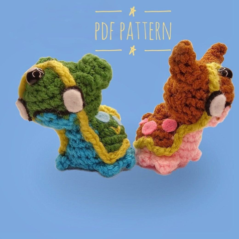 Gastrodon amigurumi-west sea and est sea gastrodon PDF crochet pattern ...