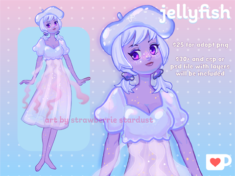 Jellyfish Girl Adopt!
