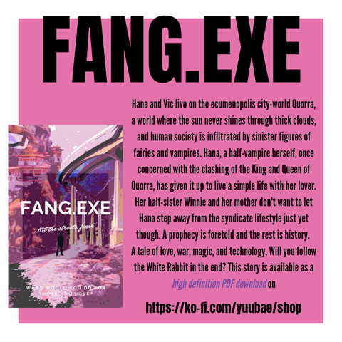 Promotional material for Fang.exe's new cover