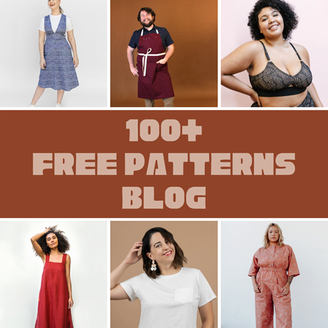 List of over 100 FREE sewing patterns