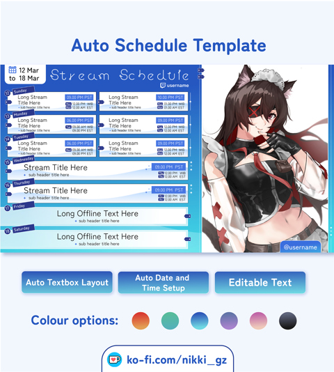 All Auto Schedule Template is now updated!