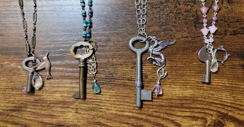 Key Trinket Necklaces