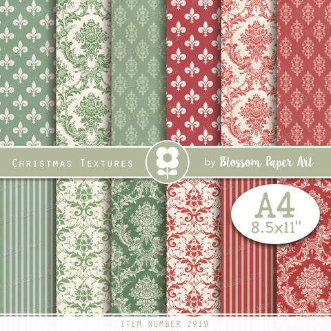 Rustic Christmas Digital Paper 8.5 x 11 Vintage Antique Retro shabby By  DigitalPrintableMe