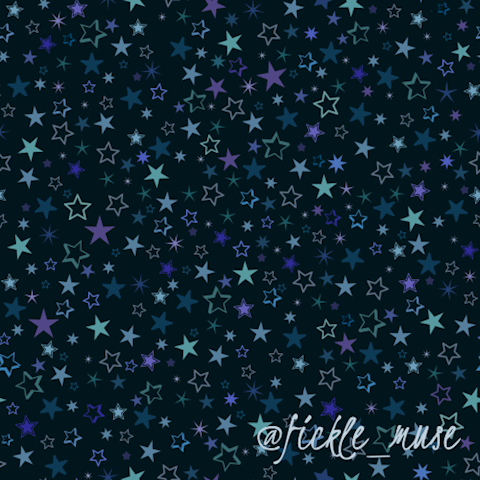 Mini Blue Stars Pattern