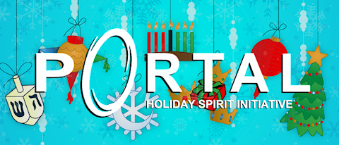 The Portal Holiday Spirit Initiative Banner