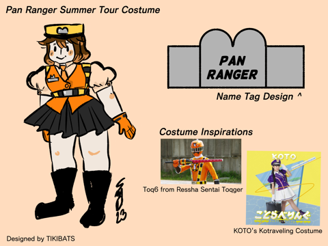 (2023) Pan Ranger Summer Tour Costume Design