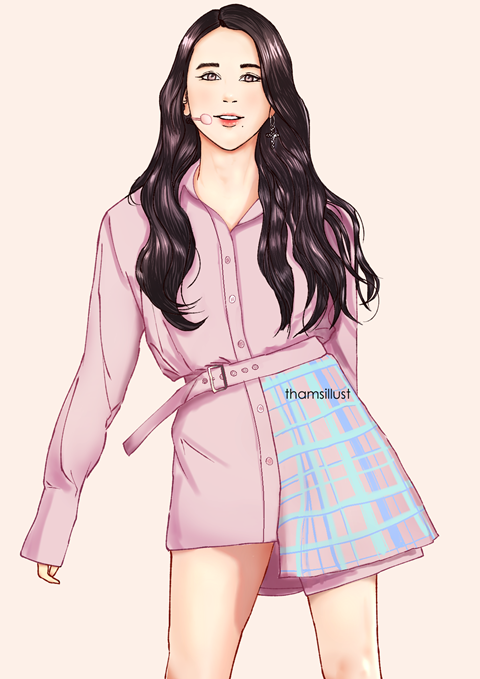 Chaeyoung from twice fanart