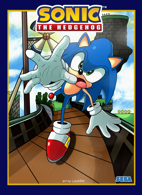 Sonic Mock Comic Cover