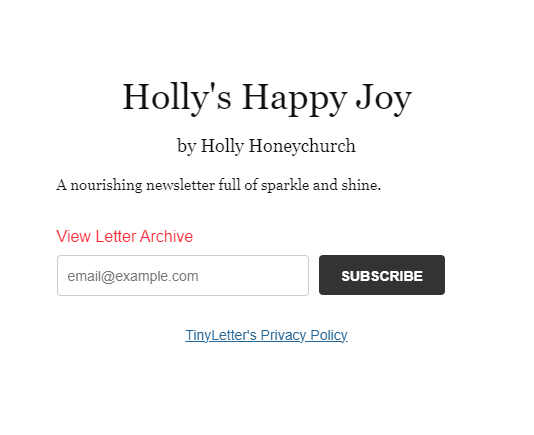 Joyful Newsletter