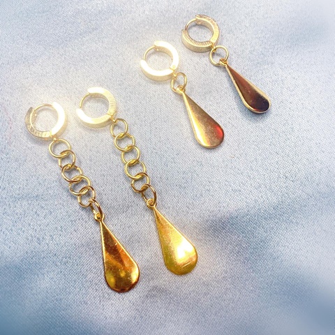 Golden Tears Dangles now in the shop