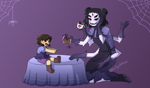 350 Spider Donuts - UF, baby Frisk, again!