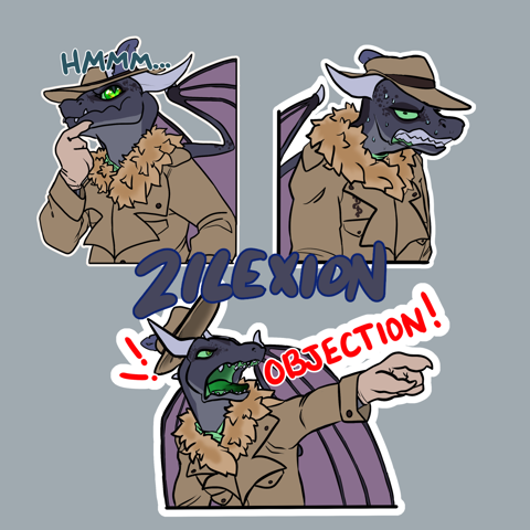 {$} Half-pack Stickers - Zilexion