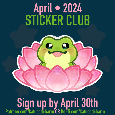 April • StickerClub 1/2