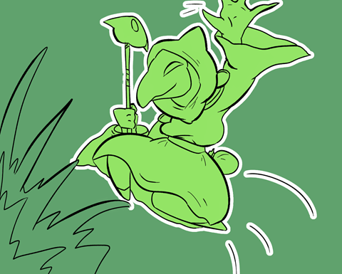 Lines Commission - Plague Knight