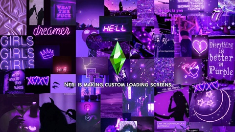 Purple Neon Loading Screen - Neri's Ko-fi Shop - Ko-fi ️ Where creators ...