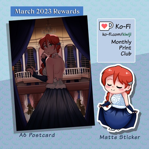 (March 2023) Monthly Print Club/Sticker Rewards