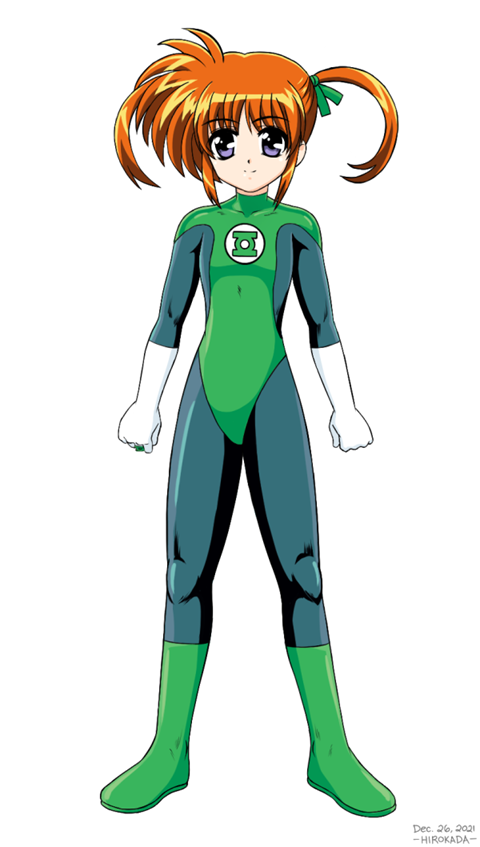 Commission 80: Green Lantern Kid Nanoha