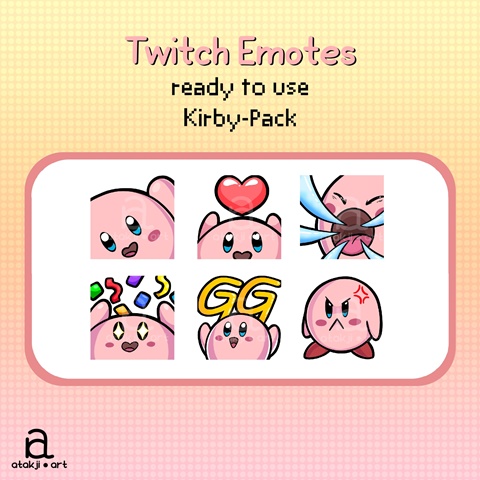 Kirby emote - Amazed - Niikiya's Ko-fi Shop - Ko-fi ❤️ Where