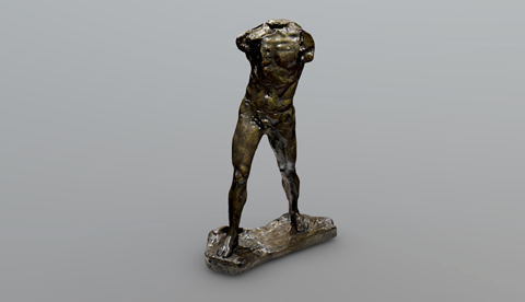 Rodin - The Walking Man, 3D Scan