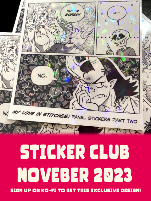 Sticker Club for November!