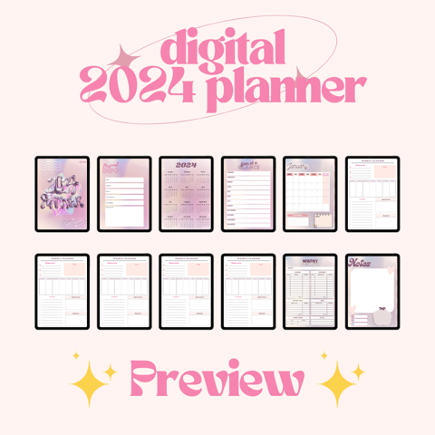 Aesthetic 2024 Planner Hyperlinked Monthly Weekly Code Crafts   C5377b5a 6465 4cea A08b 1c33438fab87 6 