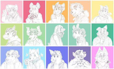 Results of Sept. 23rd doodle commissions