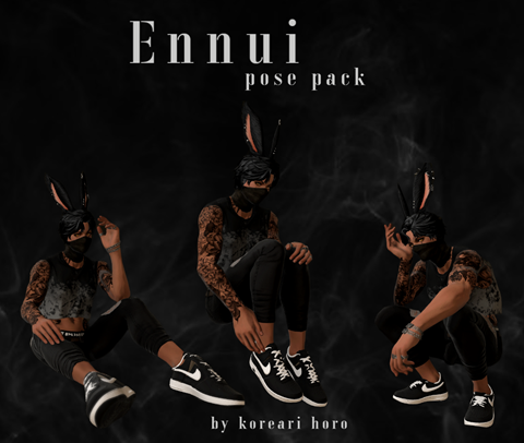 Ennui Pose Pack - Koreari Horo's Ko-fi Shop - Ko-fi ️ Where Creators ...