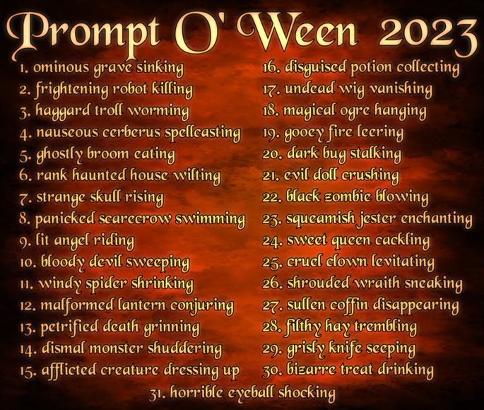 Prompt O' Ween 2023