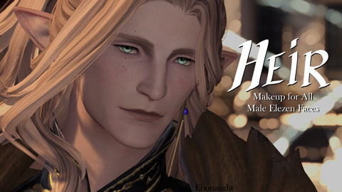 Heir - Makeup for all Male Elezen - Ebonaught's Ko-fi Shop - Ko-fi ️ ...