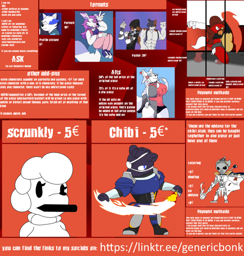 updated my commission sheet
