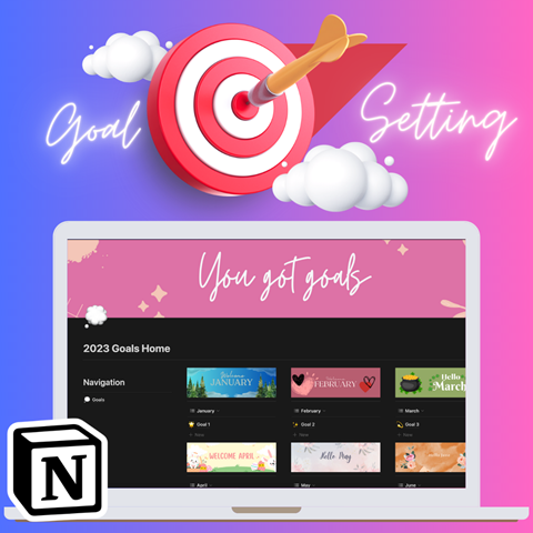 NEW | Goal Setting Template | Notion Template